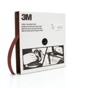 3M 19794, Utility Cloth Roll 314D, P50 X-weight, 1 in x 50 yd, 7000118516