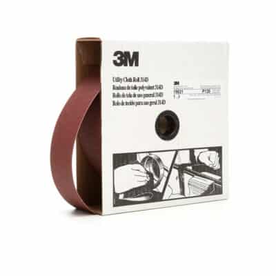 3M 19821, Utility Cloth Roll 314D, P120 J-weight, 2 in x 50 yd, 7000118541