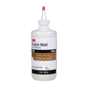 3M 74288, Scotch-Weld Instant Adhesive CA5, Clear, 1 Pound Bottle, 7010367474