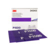 3M 34343, Hookit Flexible Abrasive Sheet, P1500, 5.5 in x 6.8 in, 7100010565