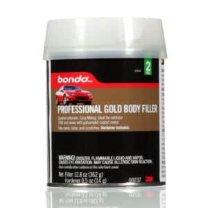 3M 00237, Bondo Pro Gold Filler, 237ES, Pint, 7100176179