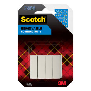 3M 35735, Scotch Removable Mounting Putty 861S, 1 oz. White, 7100245430
