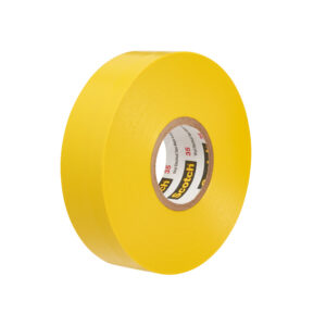 3M 10257, Scotch Vinyl Color Coding Electrical Tape 35, 1/2 in x 20 ft, Yellow, 7000058435