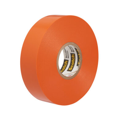 3M 10273, Scotch Vinyl Color Coding Electrical Tape 35, 1/2 in x 20 ft, Orange, 7000058438