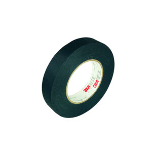 3M 53120, Acetate Cloth Tape 11, 23-3/4 in x 72 yd, 3 in Paper Core, Log Roll, Black, 7000058613
