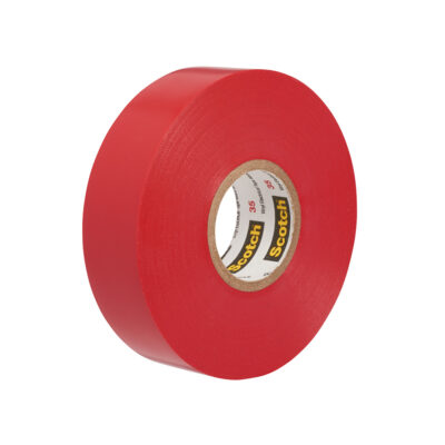 3M 10224, Scotch Vinyl Color Coding Electrical Tape 35, 1/2 in x 20 ft, Red, 7000132636