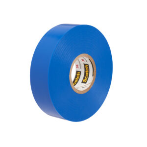 3M 10240, Scotch Vinyl Color Coding Electrical Tape 35, 1/2 in x 20 ft, Blue, 7000132637