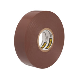 3M 10299, Scotch Vinyl Color Coding Electrical Tape 35, 1/2 in x 20 ft, Brown, 7000132638