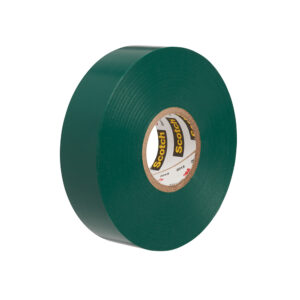 3M 10265, Scotch Vinyl Color Coding Electrical Tape 35, 1/2 in x 20 ft, Green, 7000132639