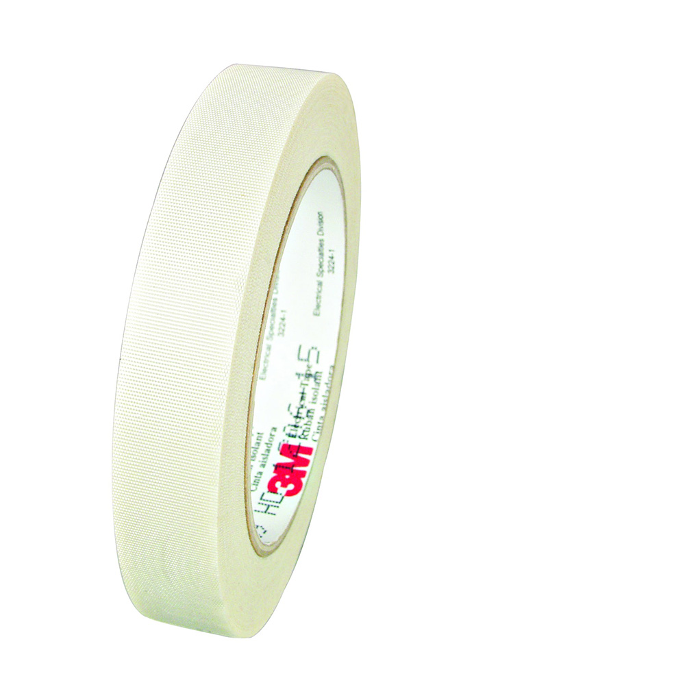 3M 27 Glass Cloth Electrical Tape, White