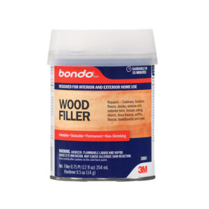 3M 30081, Bondo Wood Filler, 0.75 Pint, 7010308801