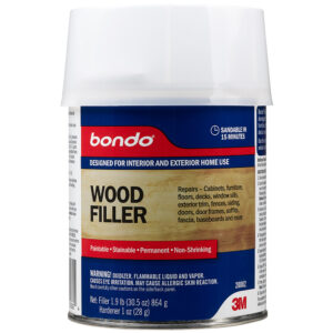 3M 20082, Bondo Wood Filler, 1 Quart, 7010309230