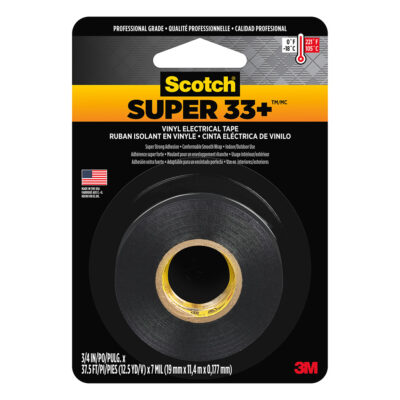 3M 01964, Scotch Electrical Tape 200DC-DL-1W, 0.75 in x 12.5 yd x 7 mil, 7100041334