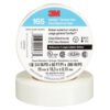 3M 92576, Temflex Vinyl Electrical Tape 165, White, 3/4 in x 60 ft (19 mm x 18 m), 6 mil, 7100169491