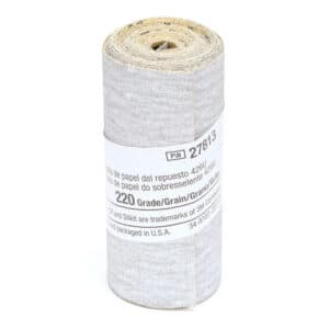 3M 27813, Stikit Paper Refill Roll 426U, 2-1/2 in x 95 in 220 A-weight, 7000028211