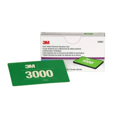 3M 33903, Paint Defect Removal Abrasive Card, 115 mm x 62 mm, 3000, 7100054964