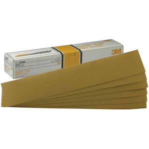 3M 02472, Hookit Gold Sheet, P150, 2-3/4 in x 16 in, 7000118765, 50 sheets per carton