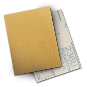 3M 28174, Hookit Paper Sheet 236U, P180 C-weight, 3 in x 4 in, 7000119280