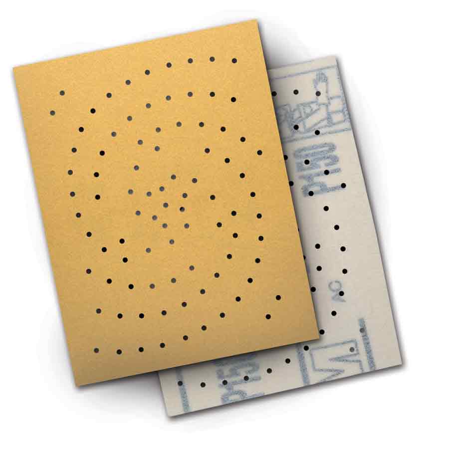 3M 15553, Hookit Clean Sanding Sheet 236U, P320 C-weight, 3 in x 4 in, Die M574, 7000119612
