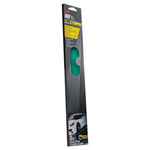 3M 32231, Green Corps File Sheets, 40 grit, 2-3/4 in x 16-1/2 in, 7000120007