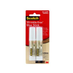 3M 92858, Scotch Wrinkle Free Glue Stick, 6008WF-2, .27 oz, 2-Pack, 7010311054