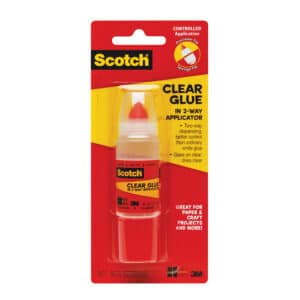 3M 34576, Scotch Clear Glue in 2-way Applicator, 6044, .95 oz, 7010371358