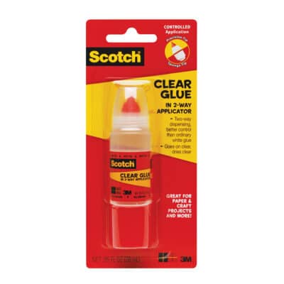 3M 34576, Scotch Clear Glue in 2-way Applicator, 6044, .95 oz, 7010371358