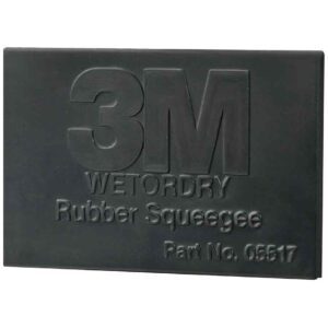 3M 05518, Wetordry Rubber Squeegee, 2 in x 3 in, 50 per case, 7000028349