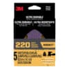 3M 27383, Ultra Durable Detail Sanding Sheets, 220 grit, 7100200071