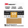 3M 49684, SandBlaster Advanced Sanding Sanding Sheets w/ NO-SLIP GRIP, 30320ES-15-G, 320 grit, 9 in x 11 in, 7100140796, 15 Per Pack