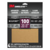 3M 87476, SandBlaster Advanced Sanding Sanding Sheets w/ NO-SLIP GRIP, 20100-G-4, 100 grit, 9 in x 11 in, 7100141239, 4 per pack