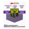 3M 34271, Pro Grade Precision Faster Sanding Sanding Sheets 80 grit Coarse, 27080TRI-20, 9 in x 11 in, 7100149147, 20 Per Pack