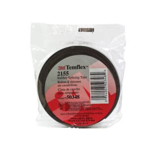 3M 97905, Temflex Rubber Splicing Tape 2155, 3/4 in x 22 ft, Black, 7000089970