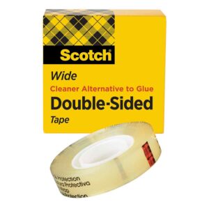 3M 07334, Scotch Double Sided Tape 665, 1 in x 1296 in Boxed, 7000050038