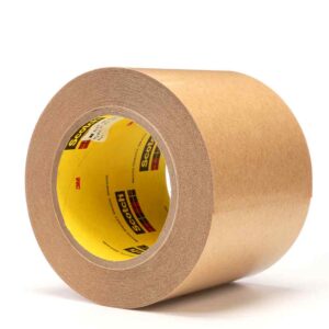 3M 03341, Adhesive Transfer Tape 465, Clear, 4 in x 60 yd, 2 mil, 7000122482