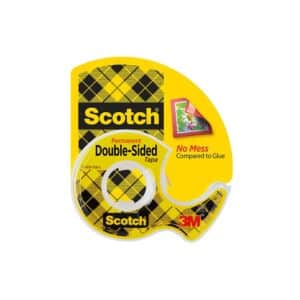 3M 79040, Scotch Removable Double Sided Tape 238, 3/4 in x 200 in (19 mm x 5.08 m), 7010292617