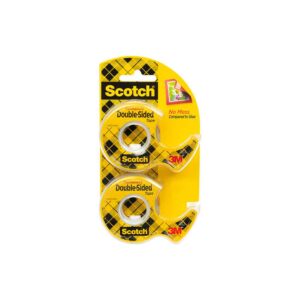 3M 52359, Scotch Double Sided Tape 137DM-2, 1/2 in x 400 in, 7010372559
