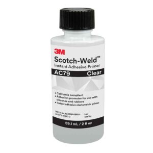 3M 31388, Scotch-Weld Instant Adhesive Primer AC79, Clear, 2 fl oz Bottle, 7100039262