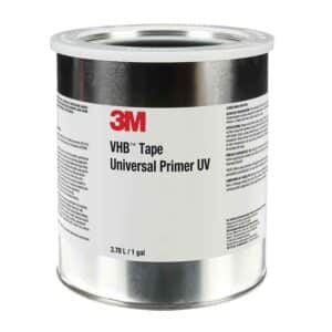 3M 86350, VHB Tape Universal Primer UV, Clear, 1 Gallon Drum (Can), 7100107032