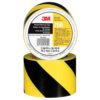 3M 43182, Safety Stripe Vinyl Tape 766, Black/Yellow, 3 in x 36 yd, 5 mil, 7000048864