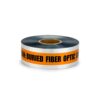 3M 57782, Scotch Detectable Buried Barricade Tape 409, CAUTION BURIED FIBER OPTIC LINE BELOW, 6 in x 1000 ft, Orange, 7000133193