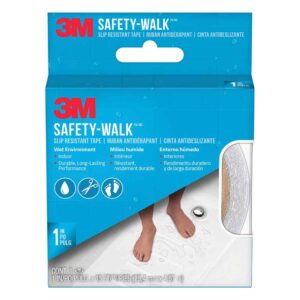 3M 13776, Safety-Walk Slip Resistant Tape 280W-R1X180-8C, White, 1 in x 15 ft, 7100196829
