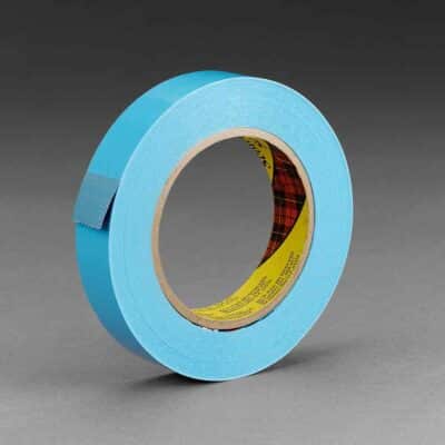 3M 42299, Scotch Strapping Tape 8898, Blue, 12 mm x 55 m, 4.6 mil, 72 rolls per case, 7000042791
