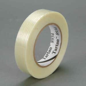 3M 73999, Tartan Filament Tape 8934, Clear, 36 mm x 55 m, 4 mil, 24 rolls percase, 7000126227