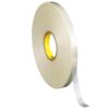 3M 19520, Scotch Filament Tape 897, Clear, 18 mm x 330 m, 5 mil, 8 Rolls/Case, 7100220815