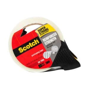 3M 07266, Scotch Reinforced Strength Strapping Packaging Tape 8950-30-RD-DC, 1.88 in x 30 yd (48 mm x 27.4 m), 7100242936