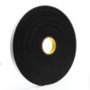 3M 03314, Vinyl Foam Tape 4508, Black, 1 in x 36 yd, 125 mil, 9 rolls per case, 7000047497