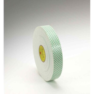 3M 06453, Double Coated Urethane Foam Tape 4016, Off White, 1/2 in x 36 yd, 62 mil, 18 rolls per case, 7000048478