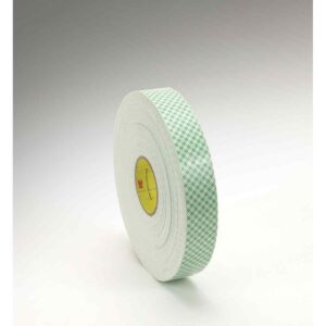 3M 06454, Double Coated Urethane Foam Tape 4016, Off White, 3/4 in x 36 yd, 62 mil, 12 rolls per case, 7000048479