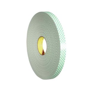 3M 06457, Double Coated Urethane Foam Tape 4032, Off White, 3/4 in x 72 yd, 31 mil, 12 rolls per case, 7000048485